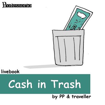 cash in trash
